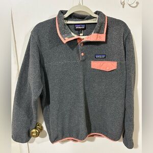 Paragonia fleece snap up size med